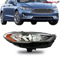 Halogen Headlight with LED DRL for Ford Fusion (2017–2019) Chrome Housing