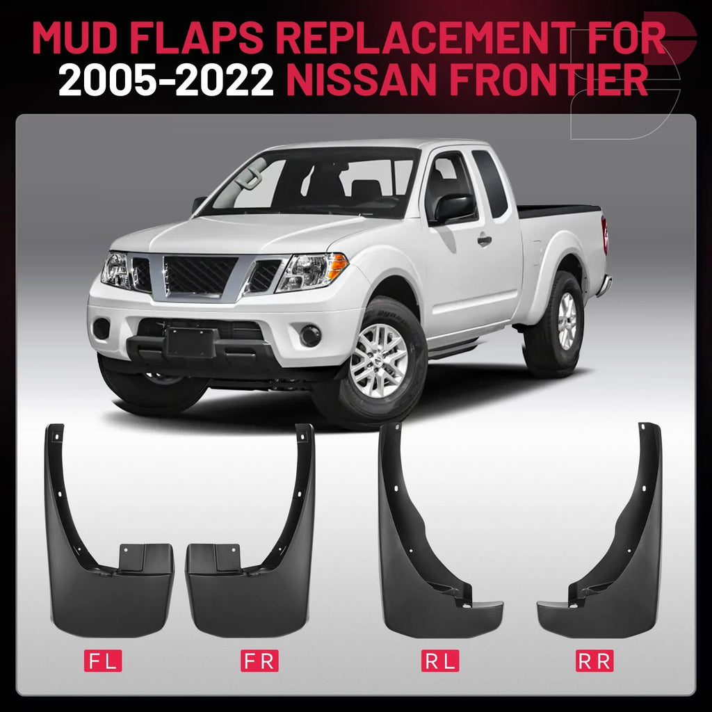 Splash Guards and Mud Flaps for Nissan Frontier (2006-2022)