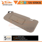 Beige Left Sun Visor with Lamp for Nissan Murano (2006–2008)