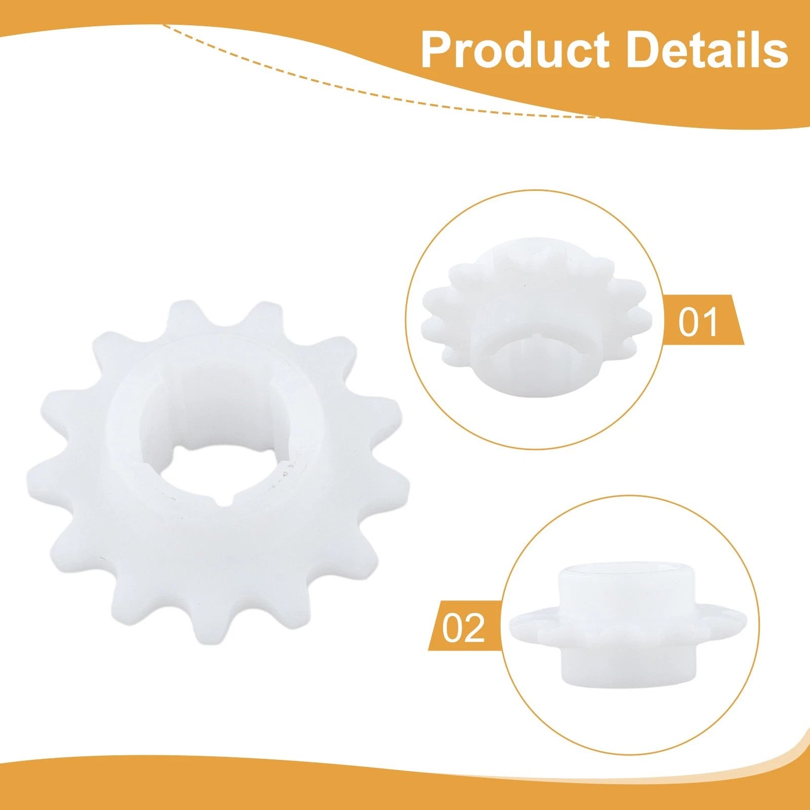 Steering Chain Sprocket 1134281601 for Mountfield 4135H (2010–2015)