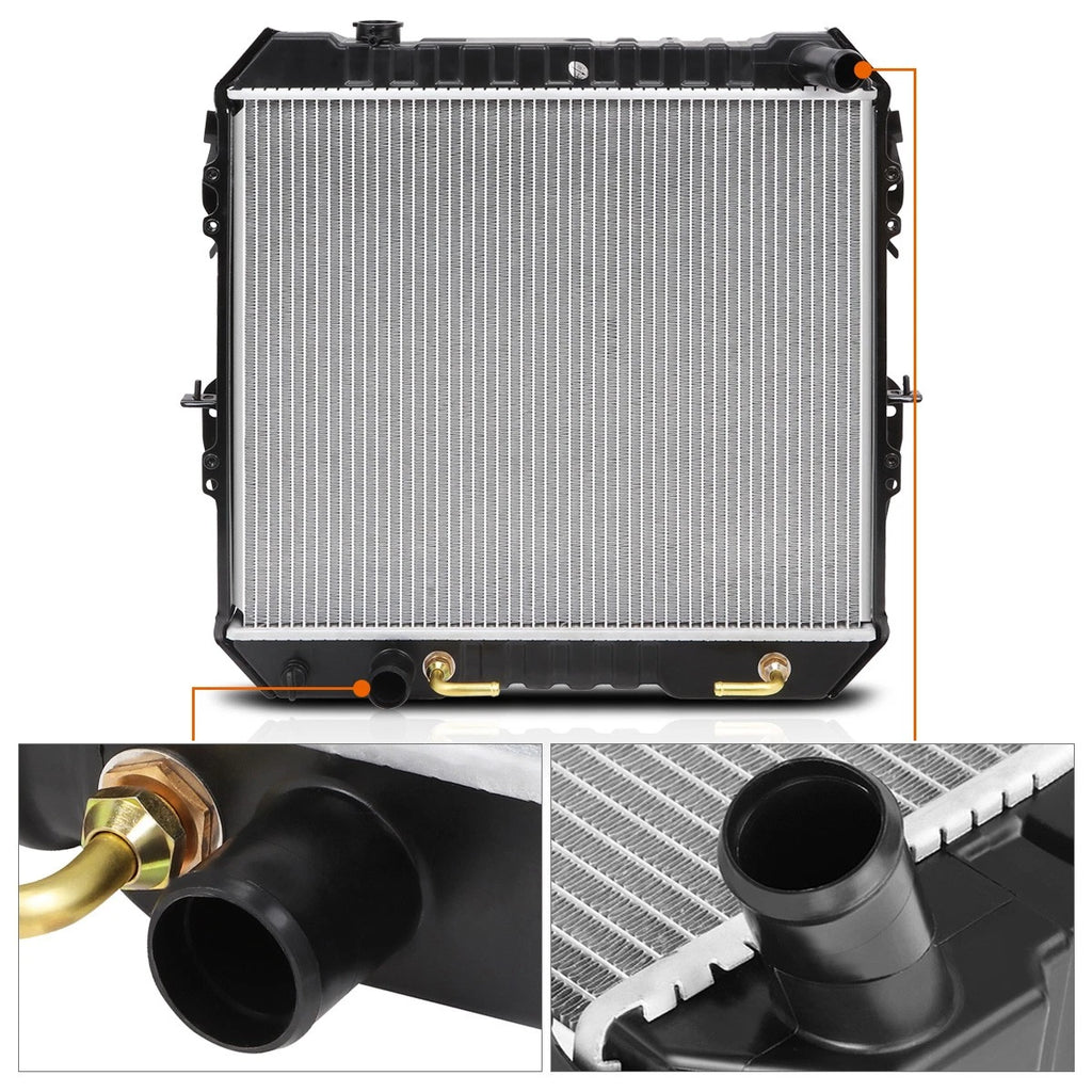 Aluminum Core Radiator for Toyota 4Runner/Pickup V6 RWD (1988–1995) DPI-1190
