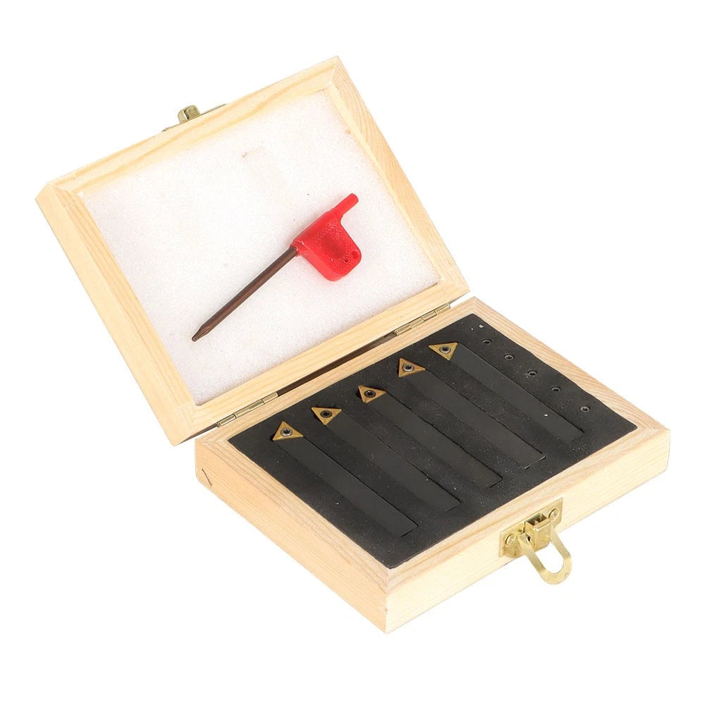 5-Piece Indexable Turning Tool Set for Milling (Fitted Box)