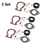 3X Carburetor Repair Kit for Johnson Evinrude 9.9 HP 15 HP (1974–1988) 398453