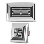 Set of 2 Chrome Power Window Switches for Chevy GMC Pontiac (20061549)