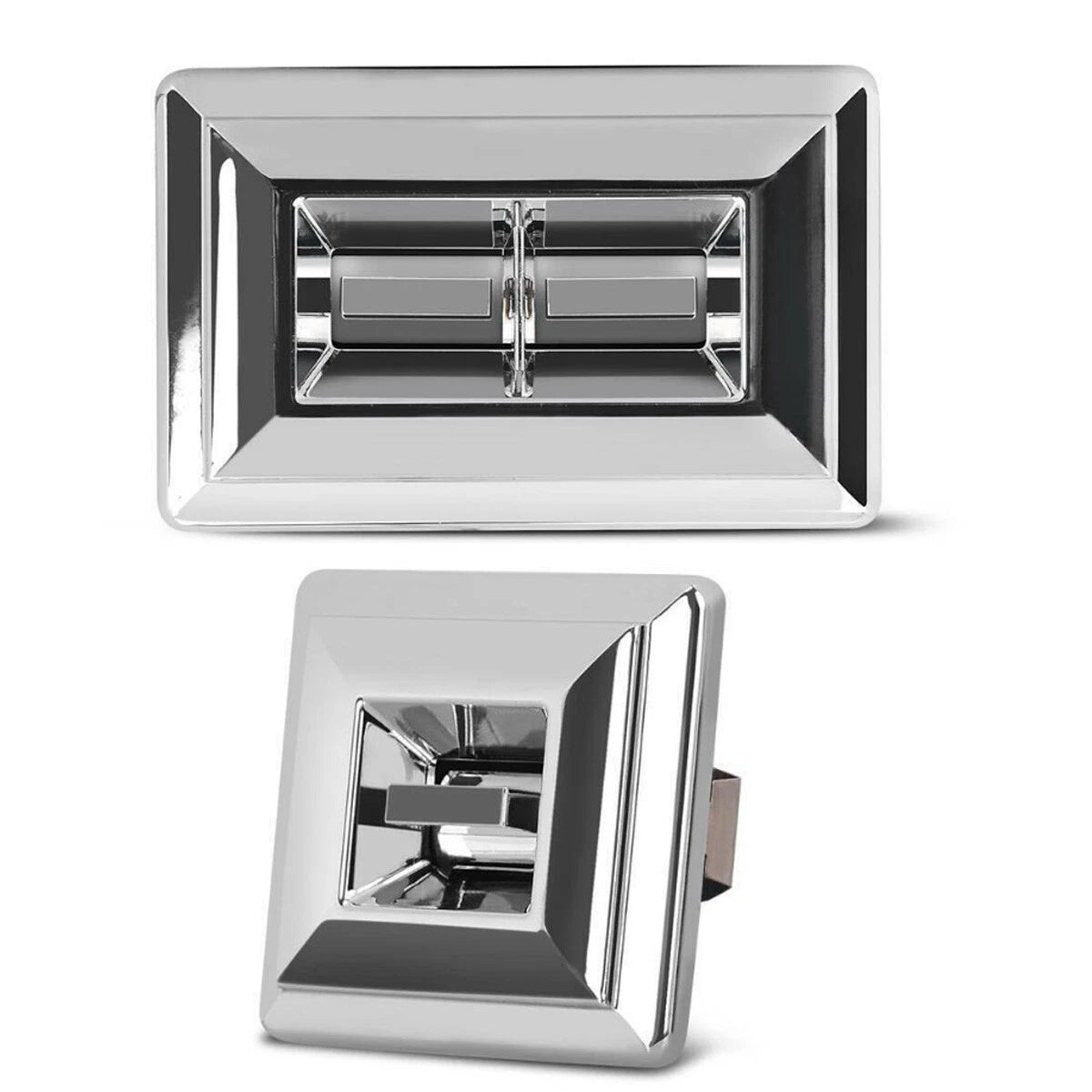 Set of 2 Chrome Power Window Switches for Chevy GMC Pontiac (20061549)