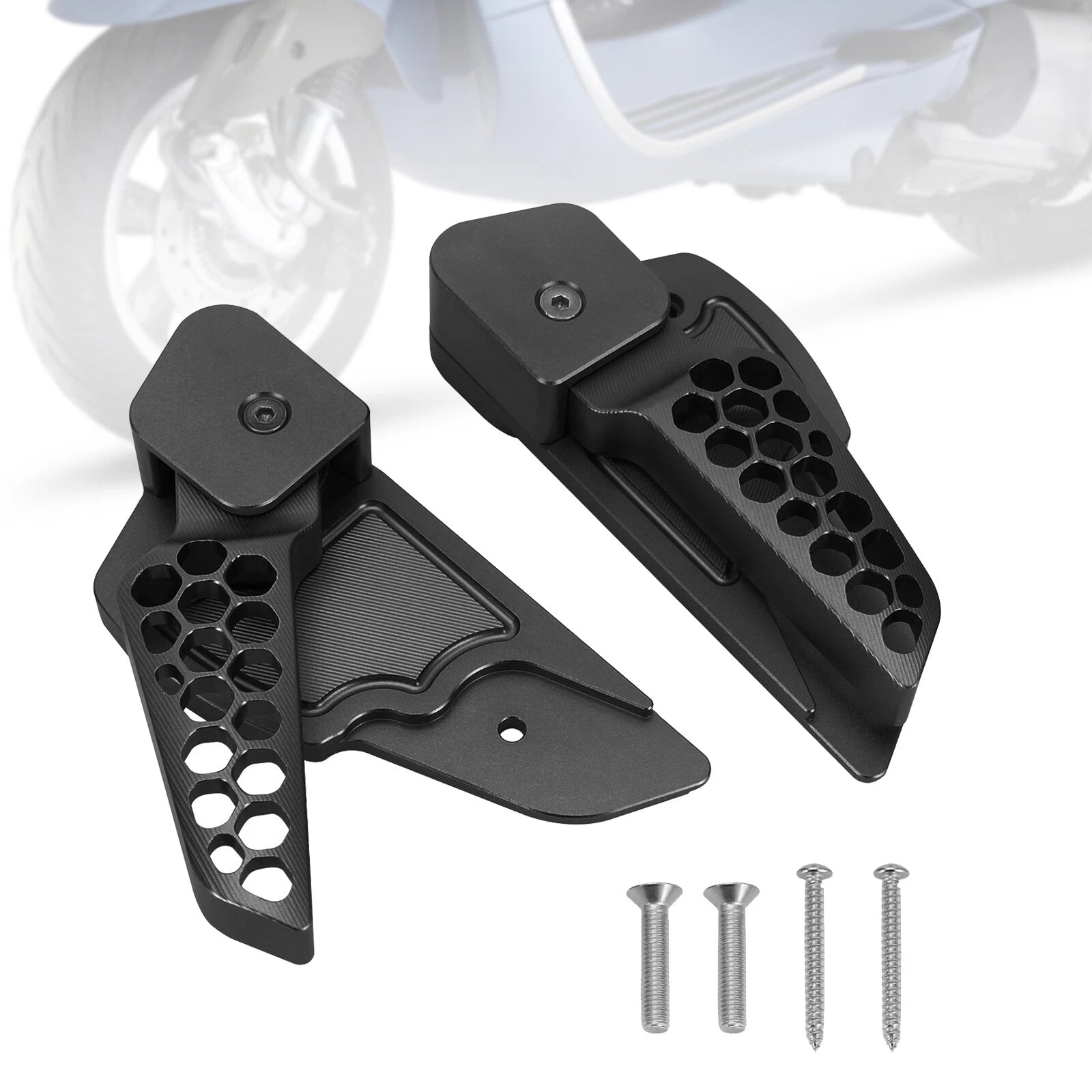 Rear Footrests Foot Pegs for Vespa Primavera/Sprint 125 150 (2017–2020)
