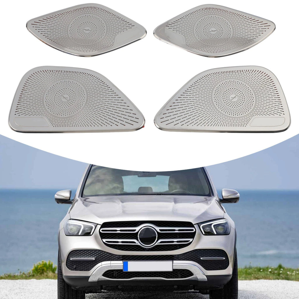 Stainless Steel Door Panel Protection Covers for Mercedes GLE W167 (2020–2025)