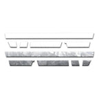 Rocker Panels Chrome 10pc Set for 2009-2018 Dodge Ram Regular Cab (Shortbed)