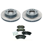 DuraGo Front Rotors & Low-Met Disc Brake Pad Kit for W907 Sprinter 1500 3500 (2007–2018)