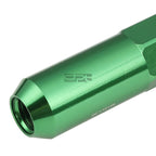 20 PCS M12X1.5 107MM Tall Green Aluminum Spiked Lug Nuts + Adapter