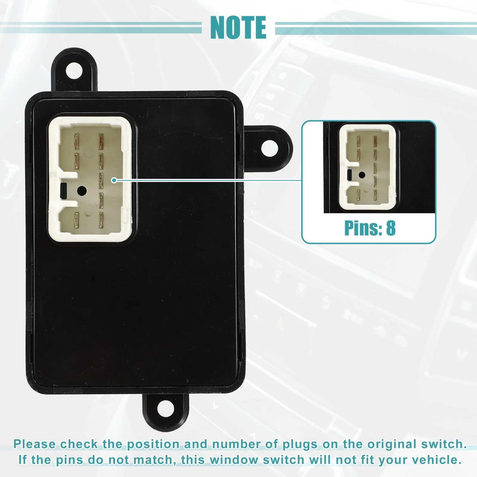 Master Power Window Switch for Hyundai I30 I30cw (1X)