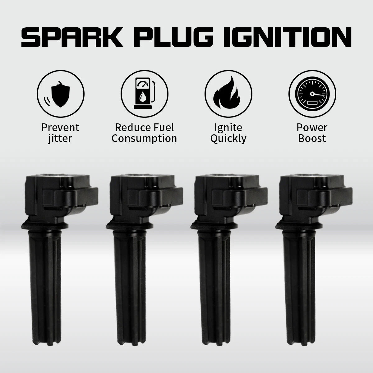 Set of 4 Ignition Coils for Chevrolet Cobalt, Saturn ION (2004–2007) UF492