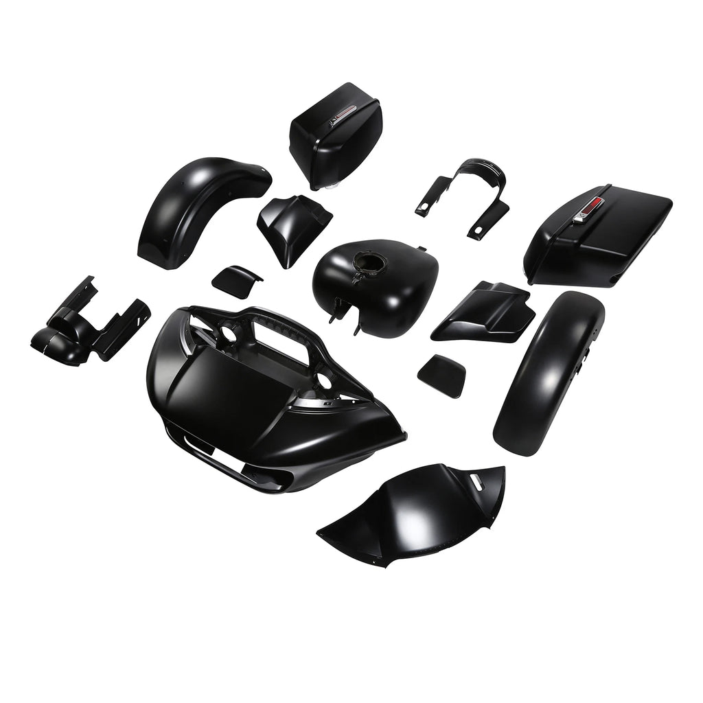 Fairings Body Work Kit for Harley CVO Road Glide (2015–2024) Black Denim