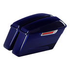 Hard Saddlebags for Harley Road Glide (2014–2024) Zephyr Blue/Black Sunglo