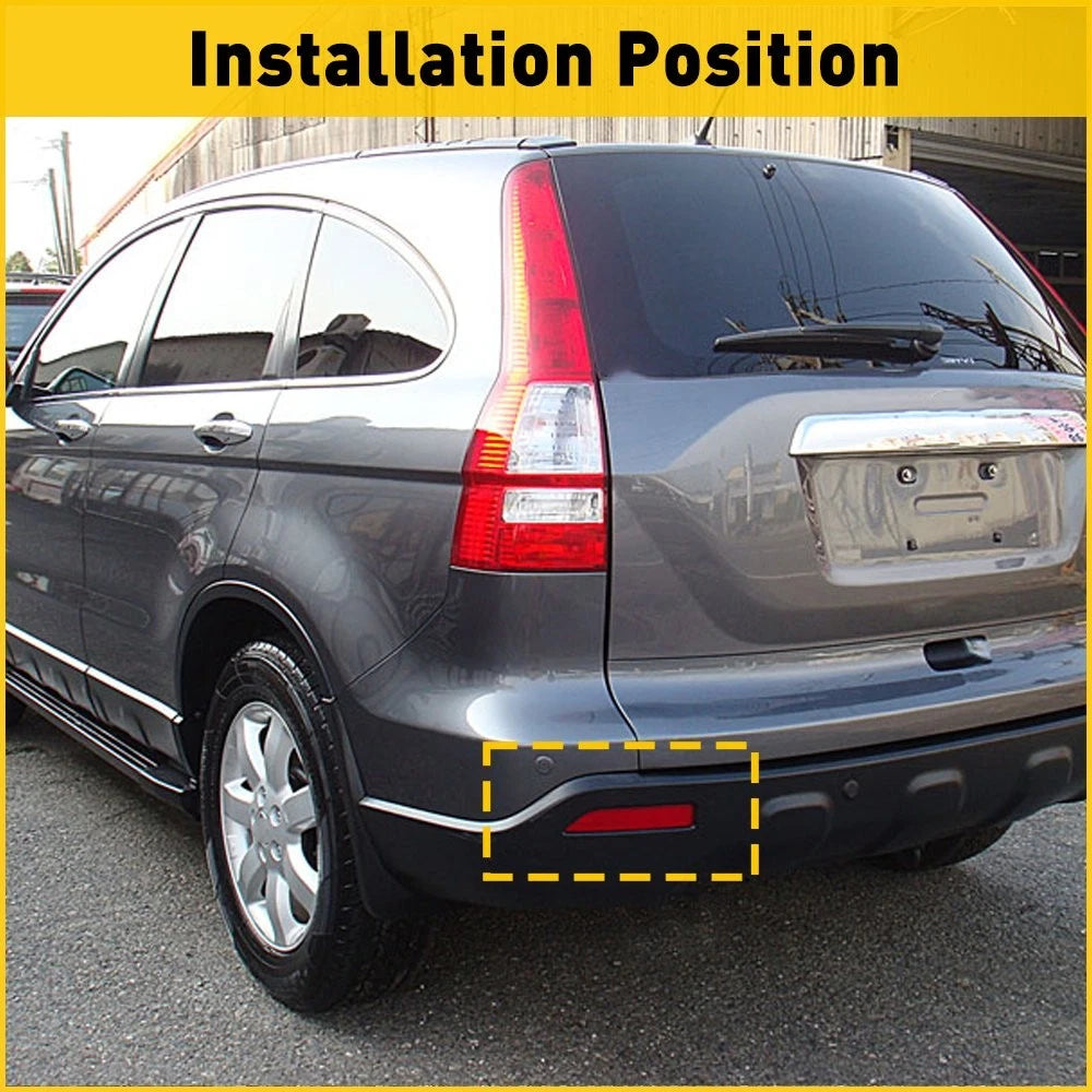 Rear Bumper Reflector Light Cover Left for Honda CR-V (2007–2009)