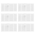 6X Vacuum Filter Replacement Kit for MAMNV T7S, JIKA T7S