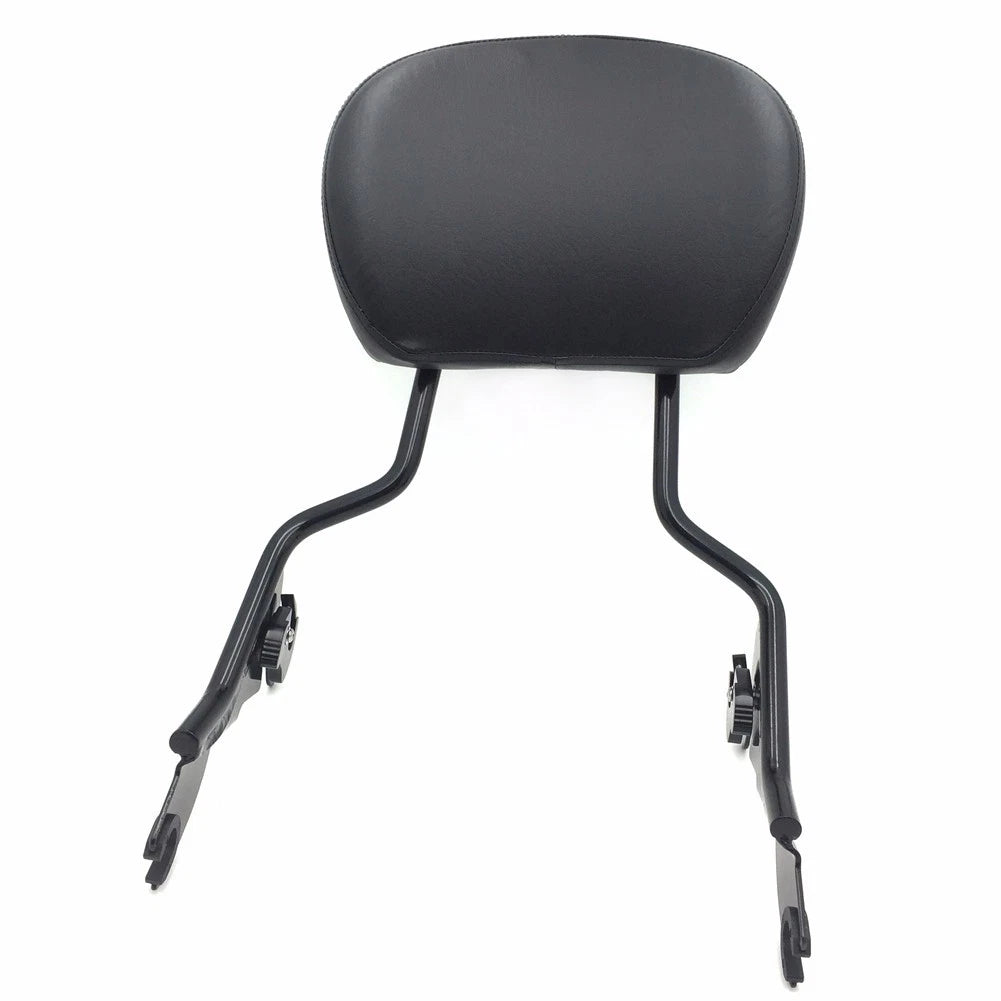 Detachable Backrest Sissy Bar w/ Pad for Harley Touring FLHR Road King (2009–2018)