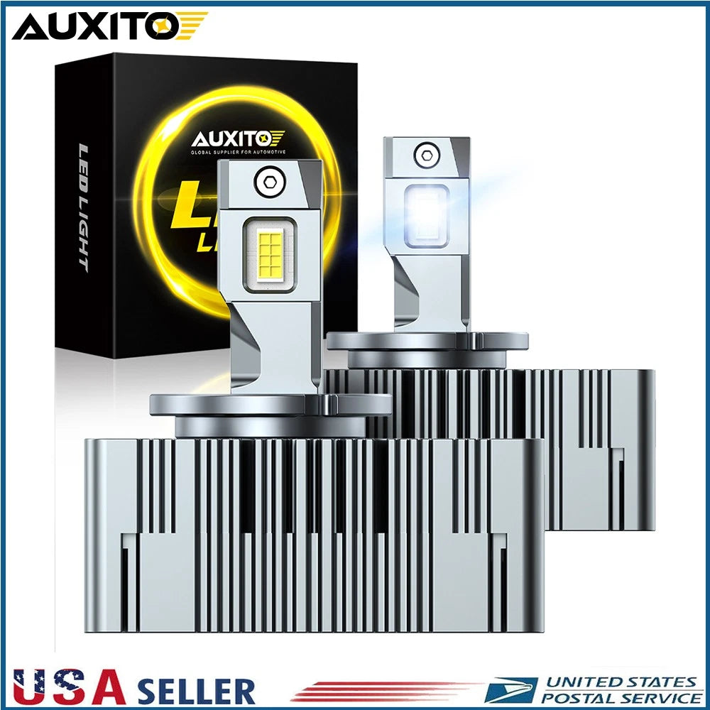2X Xenon HID Headlight Bulbs for Chevrolet Silverado 1500 GMC Sierra (2014–2019)