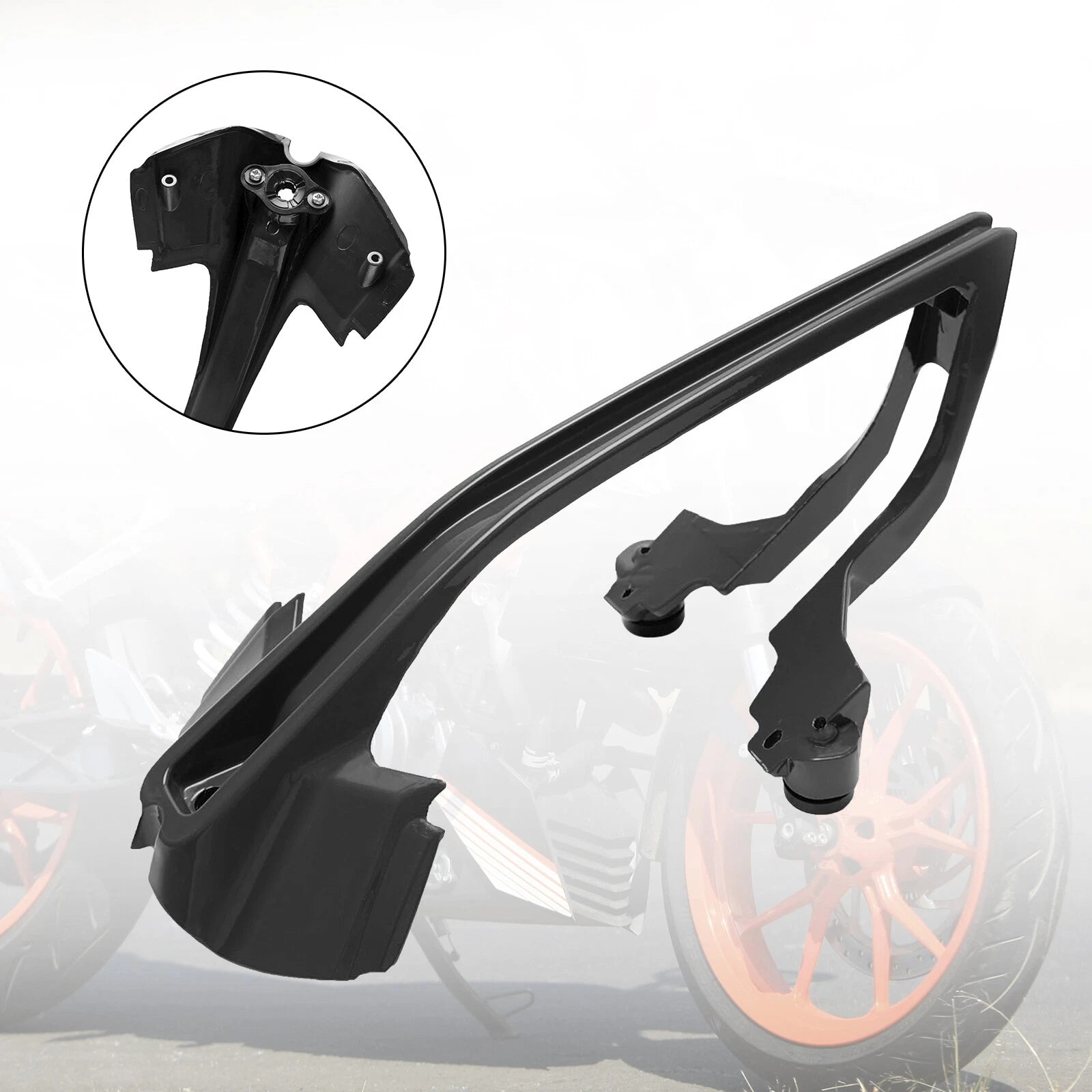 Headlamp Bracket for 390 (2017–2023) - Plastic Grille Holder, Black