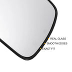 Right Side White Mirror Glass w/ Back for KIA Picanto (2004–2007)