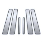 6Pc Chrome Pillar Post Covers Replacement for Pontiac G8 (2009–2010)
