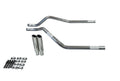 Dual Exhaust Kit for GMC Jimmy (1995–1999) 2.5" Clamp-on Tips