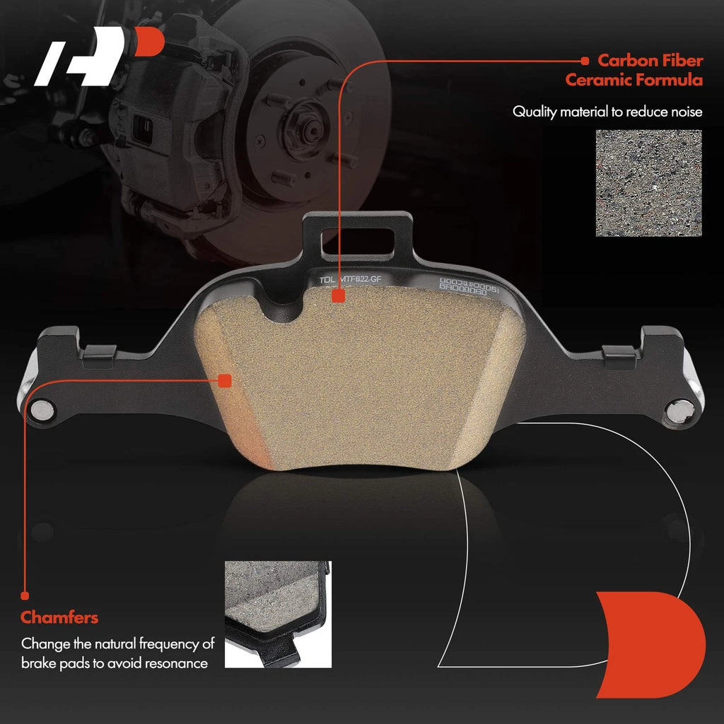 Set of 4 Front Ceramic Brake Pads for BMW X5 (2019–2023)