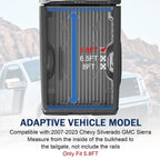 5.8ft 4-Fold Tonneau Bed Cover for Chevy Silverado/GMC Sierra 1500 (2007–2023)