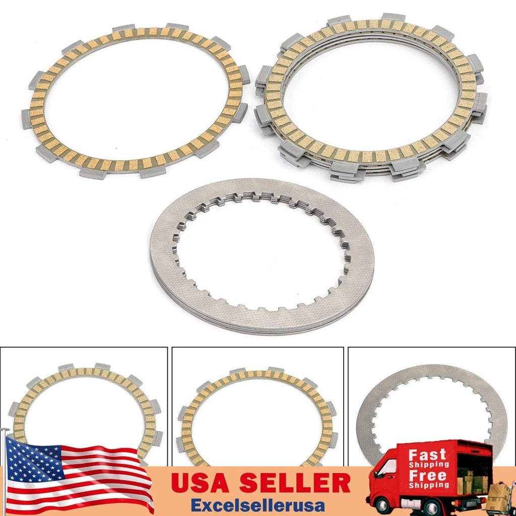 Clutch Kit Steel & Friction Plates for Suzuki TU GW GZ GN DR VL 250 (1982–2017)