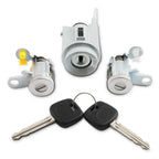 Set of 2 Door Lock Ignition Lock Cylinders for Toyota Tacoma (1995–2004)