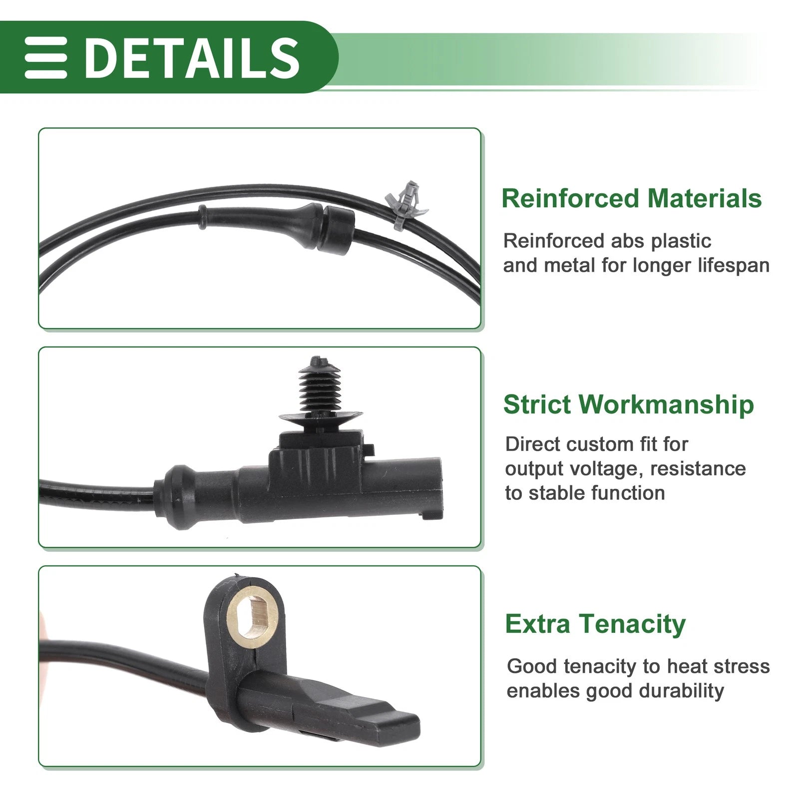 ABS Wheel Speed Sensor No. 47910EL00A for Nissan Tiida (2004–2012) Front