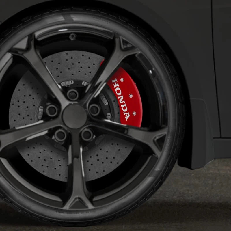 Set of 4 Red Honda/H Logo Caliper Covers for 2002-2003 Honda Civic Si by MGP