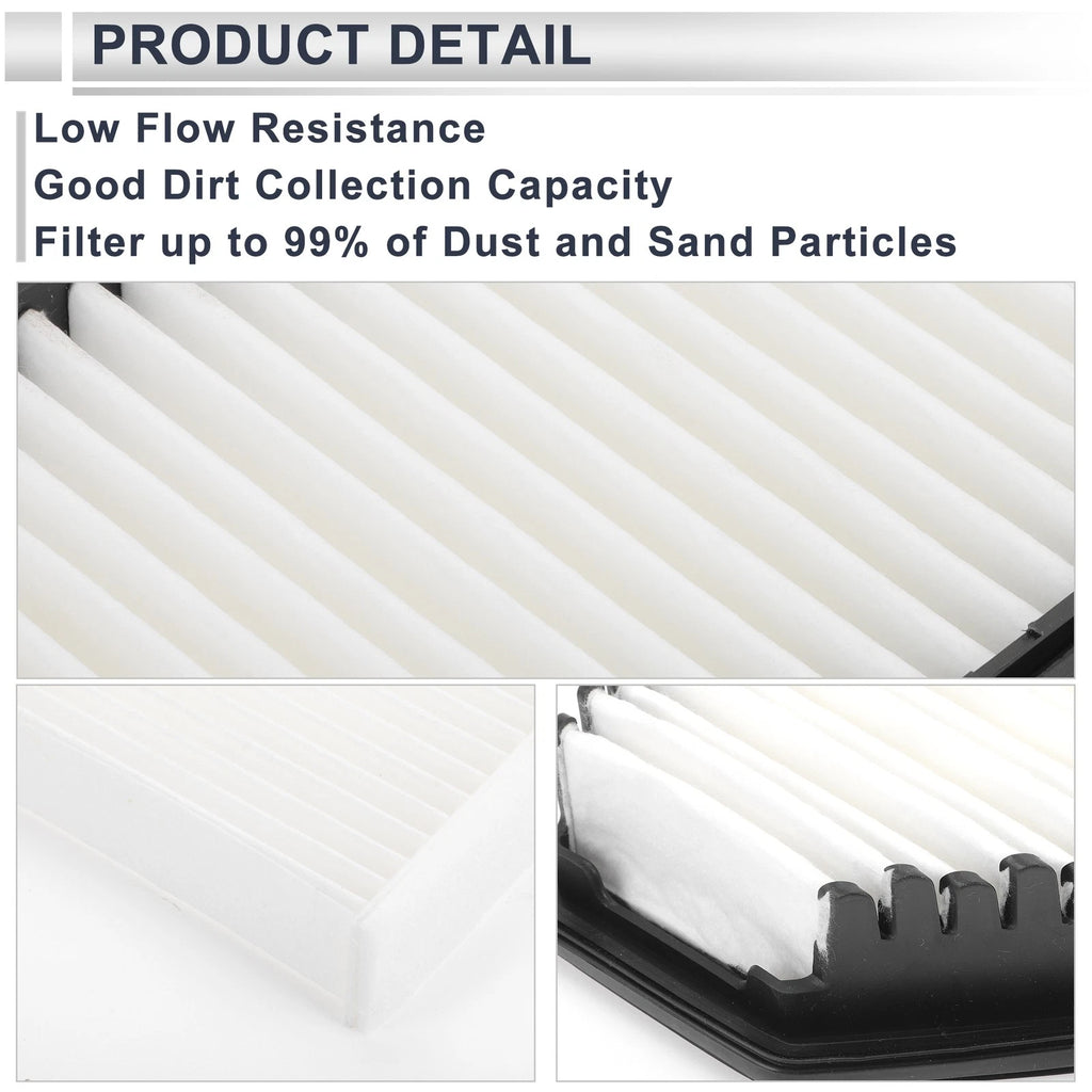 Engine Cabin Air Filter Combo No. 281131R100 for Kia Soul (2014–2019)