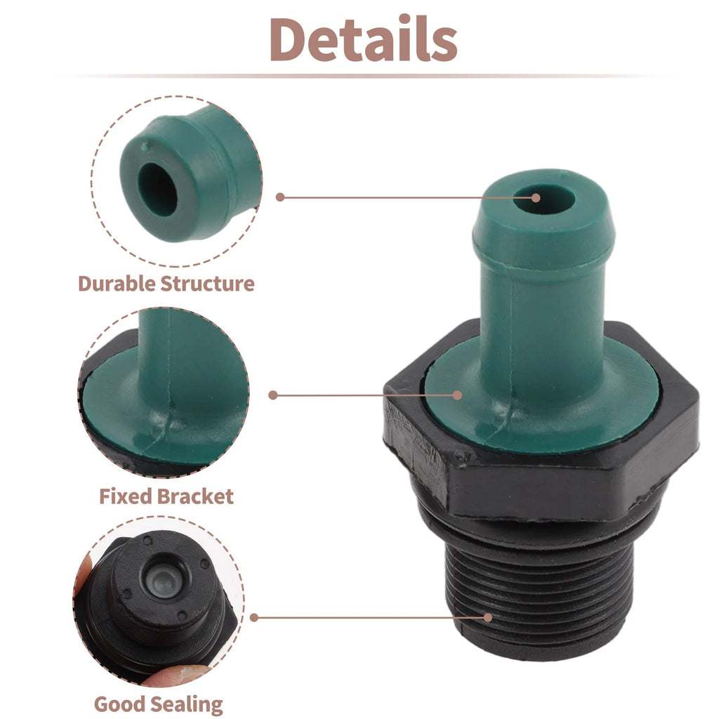 Set of 2 PCV Valves for Nissan Altima (2007–2015) 118106N202 Plastic Black Green