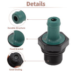 Set of 2 PCV Valves for Nissan Altima (2007–2015) 118106N202 Plastic Black Green