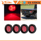 Set of 4 LED Side Marker Clearance Tail Lights for Truck Trailer 