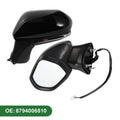 Left Side Door Mirror for Toyota Camry (2018–2023) Manual Folding Gloss Black
