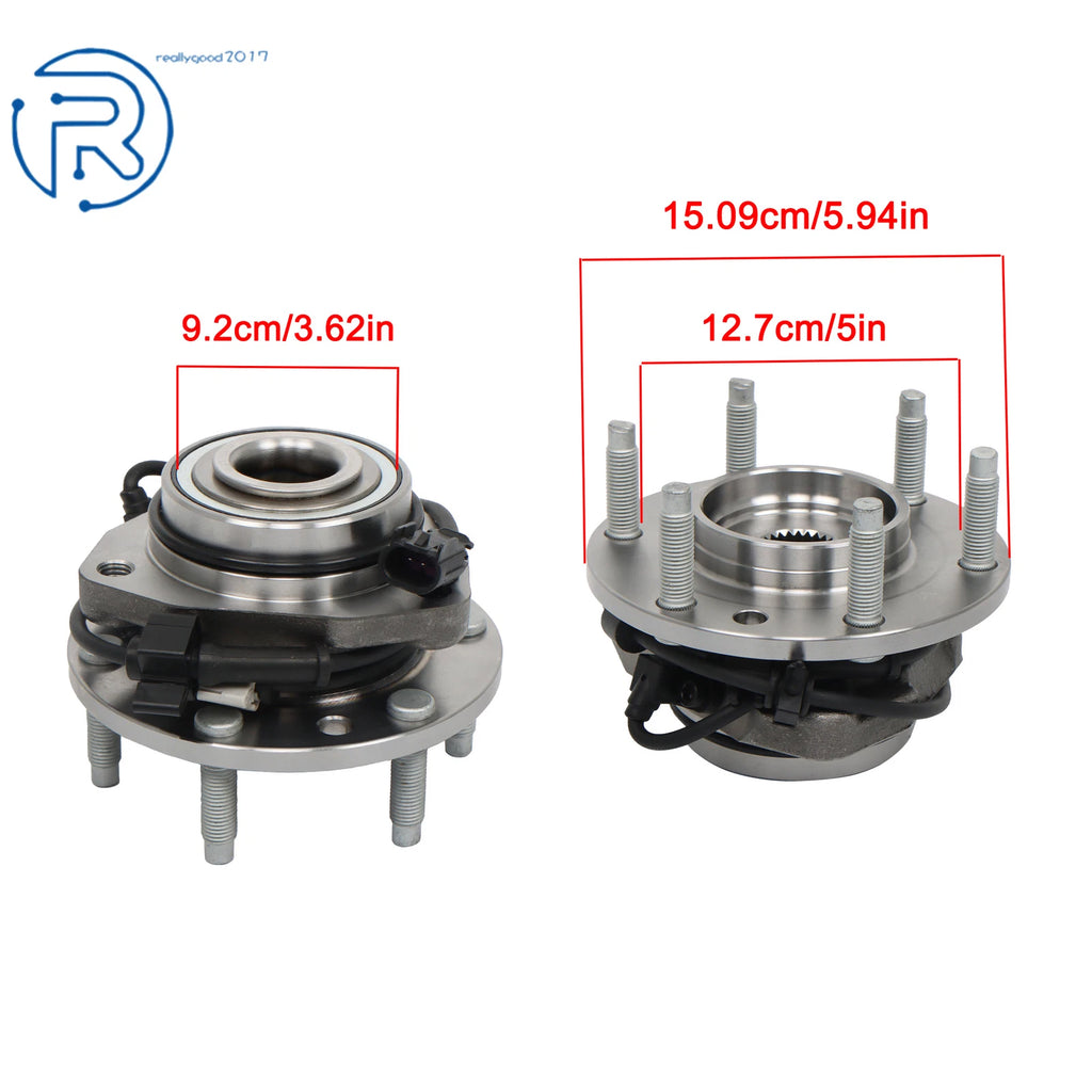 Front Wheel Hub Bearing with ABS for GMC Envoy, Chevy Trailblazer (2002-2009)