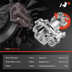 Pair Rear Disc Brake Calipers for Nissan 240SX (1995–1998)