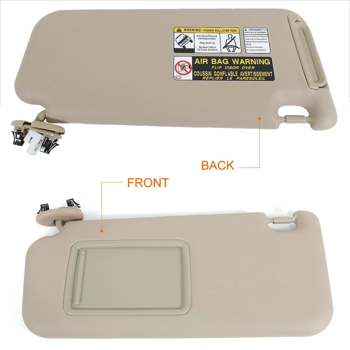 Fog Light Cover for Nissan Pathfinder (2013–2016) Black