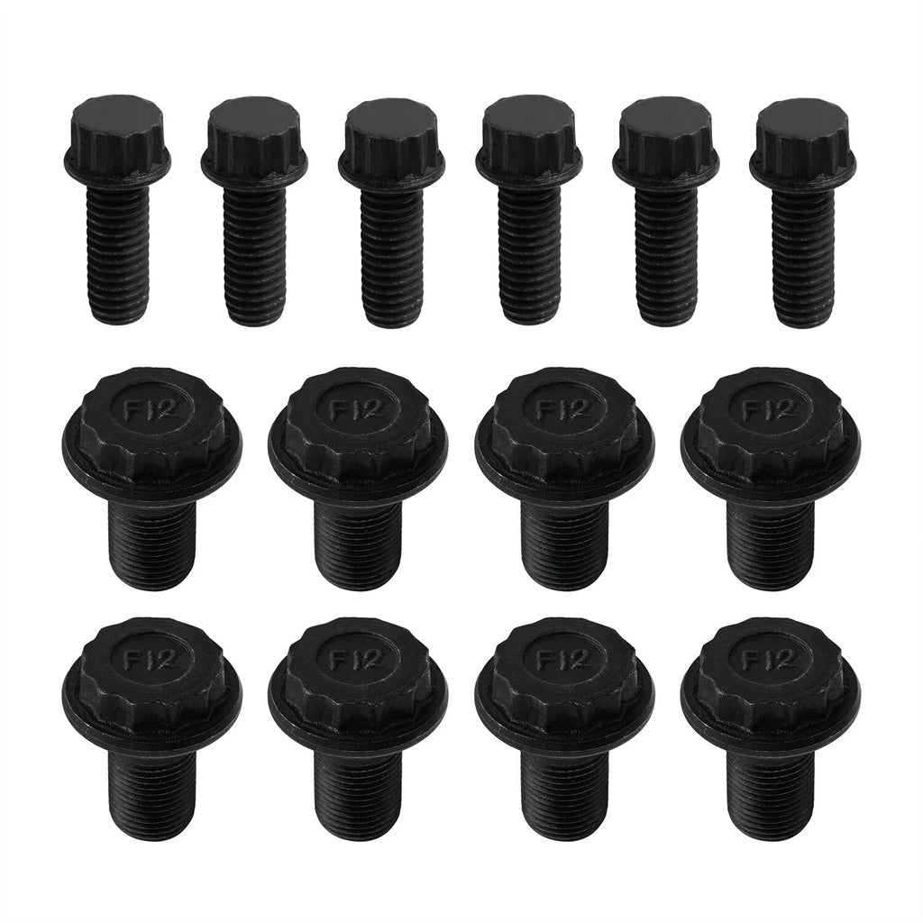 14PCS Clutch Flywheel Pressure Plate Flange Bolt Set for Honda Civic Si (2006–2011)