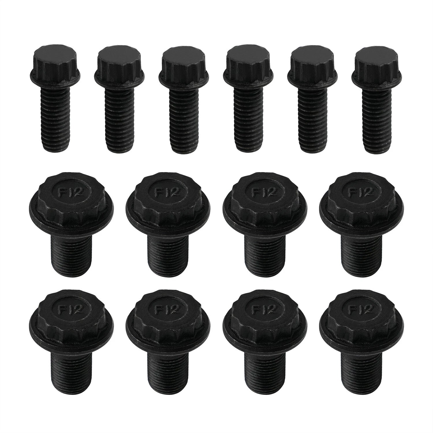 14PCS Clutch Flywheel Pressure Plate Flange Bolt Set for Honda Civic Si (2006–2011)
