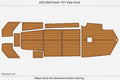 EVA Foam Faux Teak Deck Flooring for Excel 1751 Viper (2023–2024)