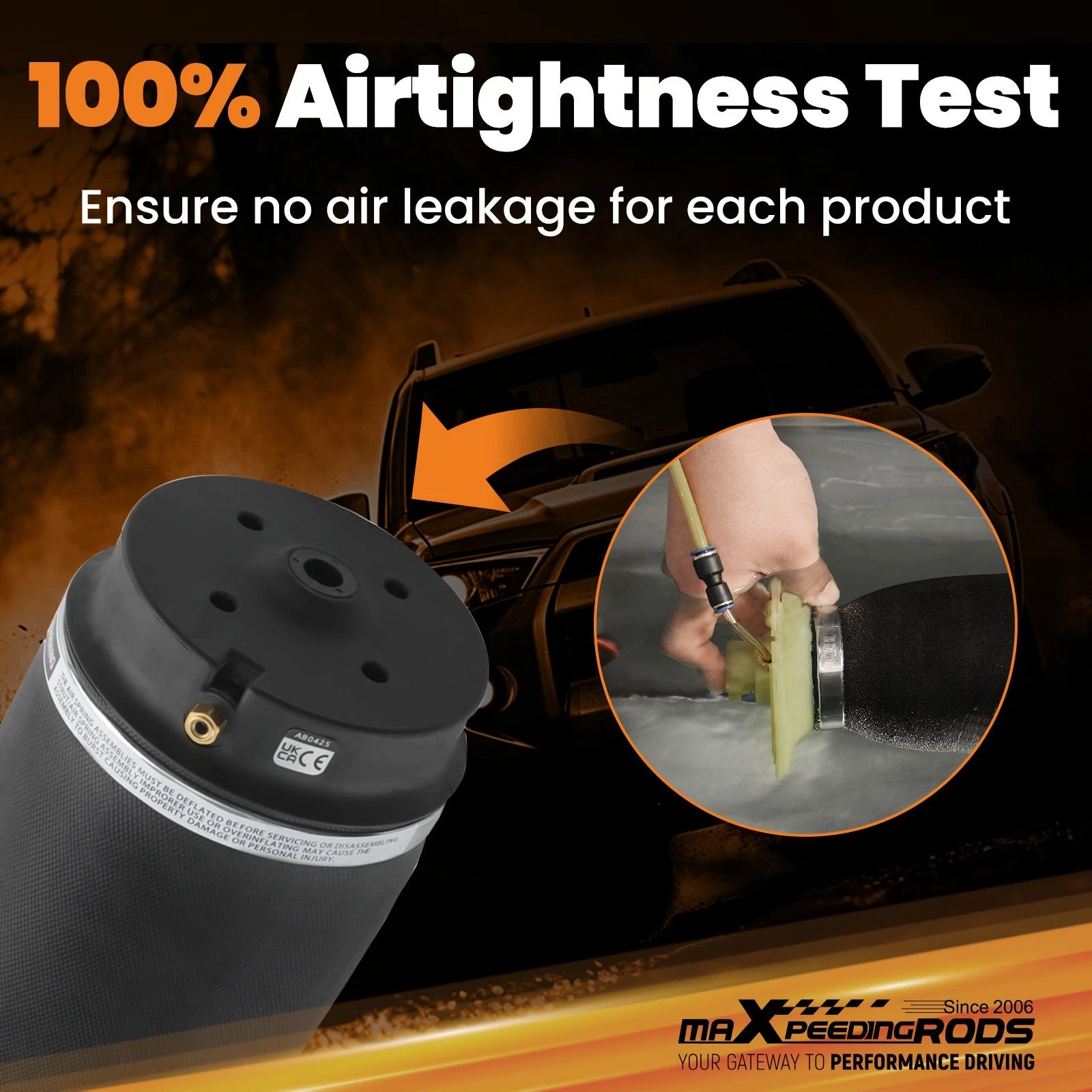 Set of 2 Rear Air Suspension Bags for Mercedes R350 (2006–2013)