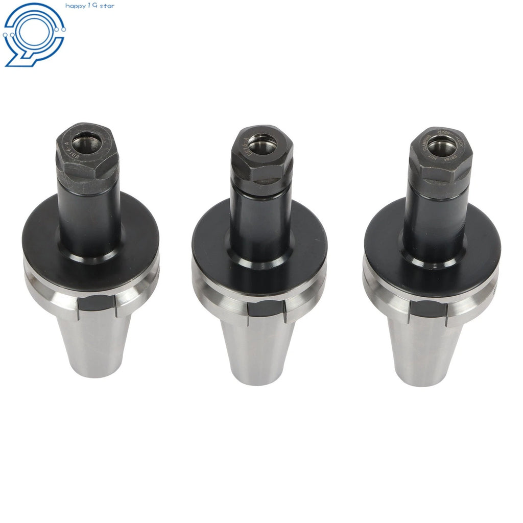 BT40 ER16 100mm Chuck Set 3 PC M16 Thread for CNC Machines
