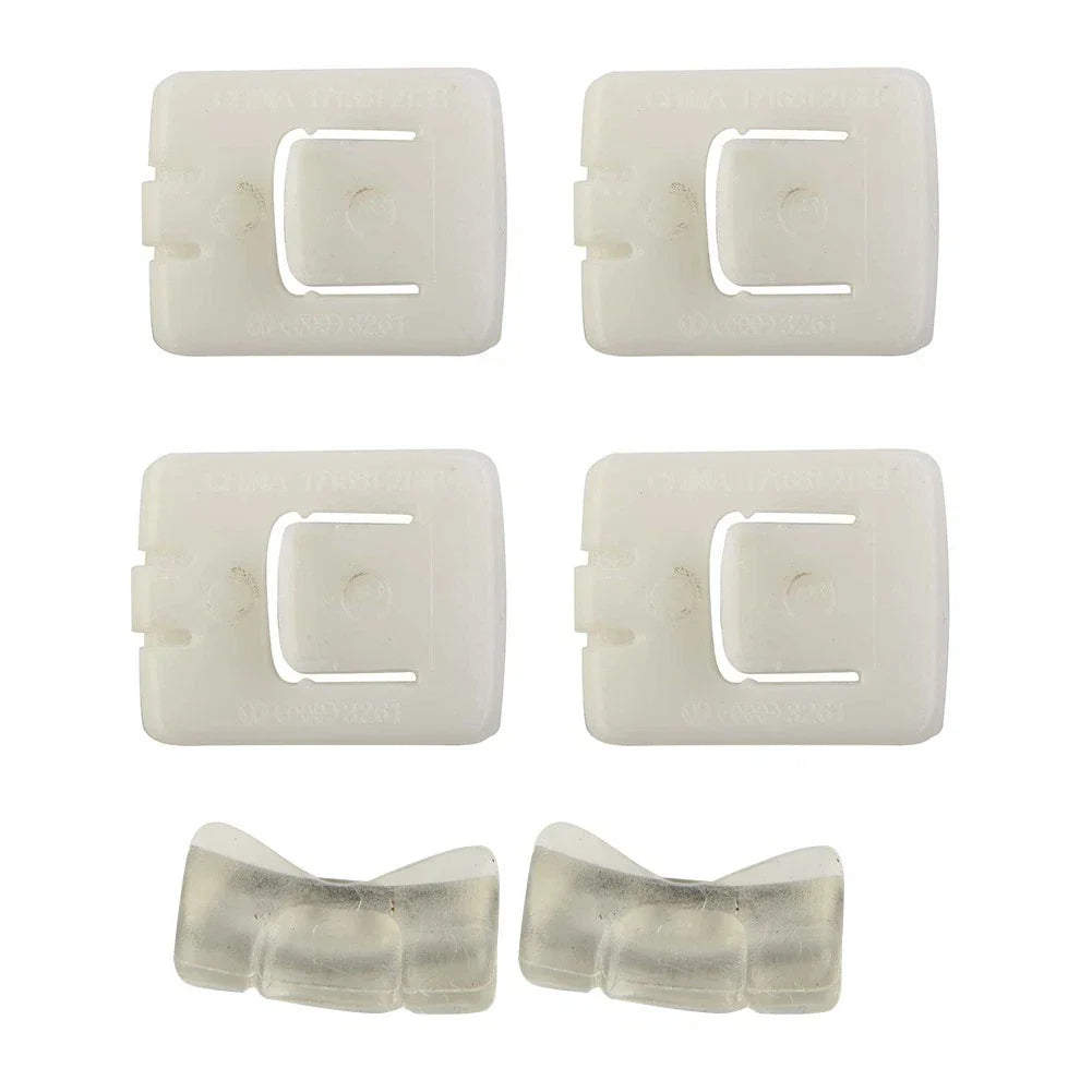 6 x Seat Rail Runner Slider Guide Clip Glide Piece for Replaces