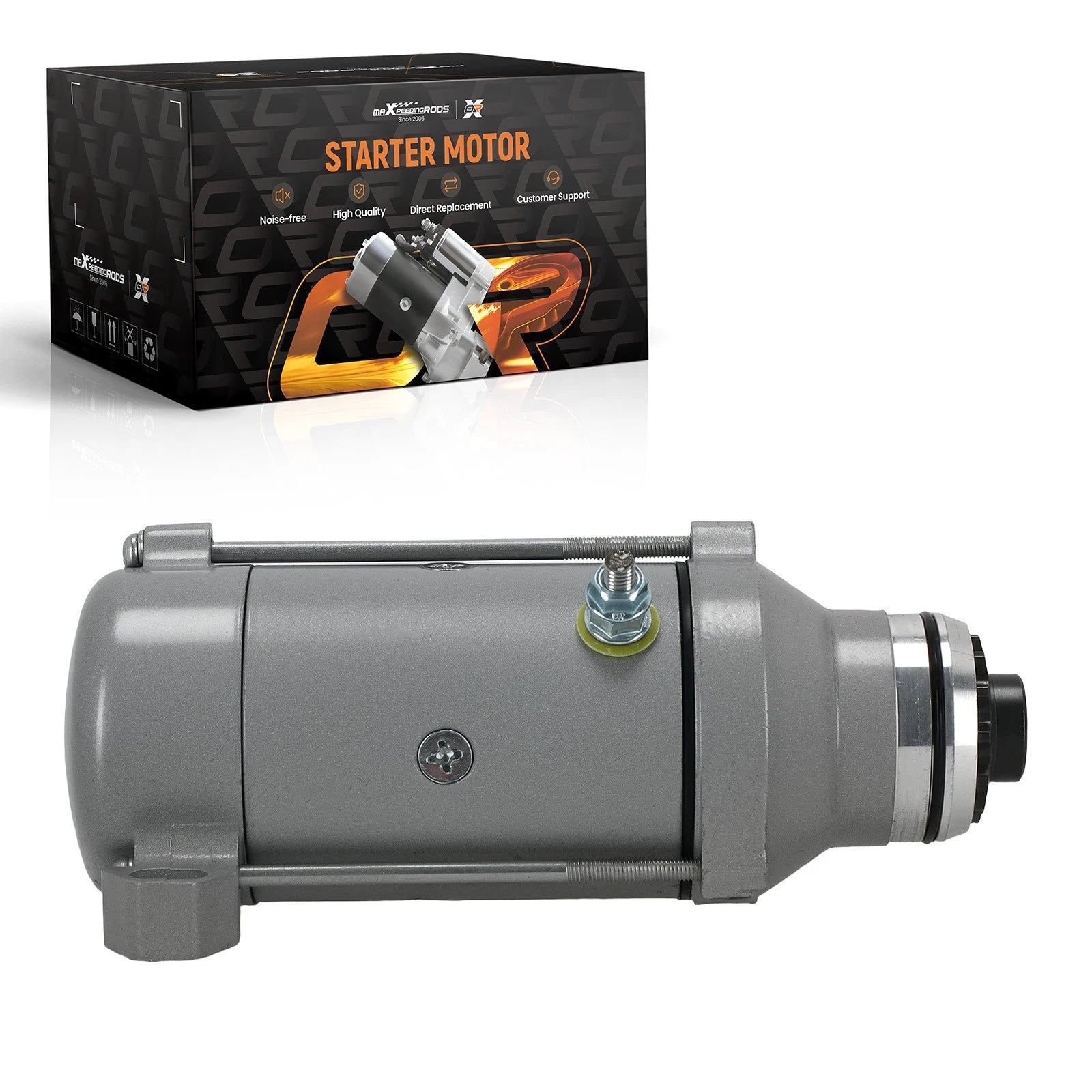 Starter Motor for Honda GL1100I Interstate (1980–1983) 12V Silver