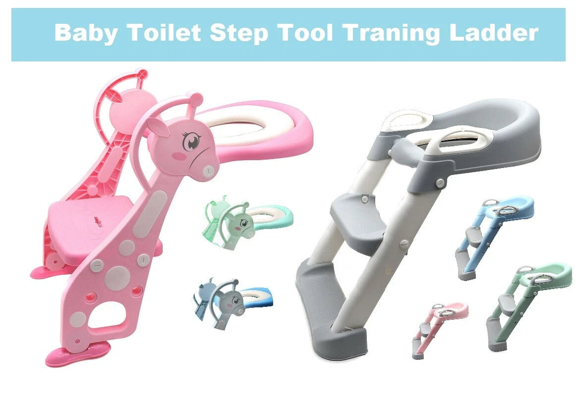 Potty Training Seat with Step Stool for Kids Toilet Chair (Fits Most Models)
