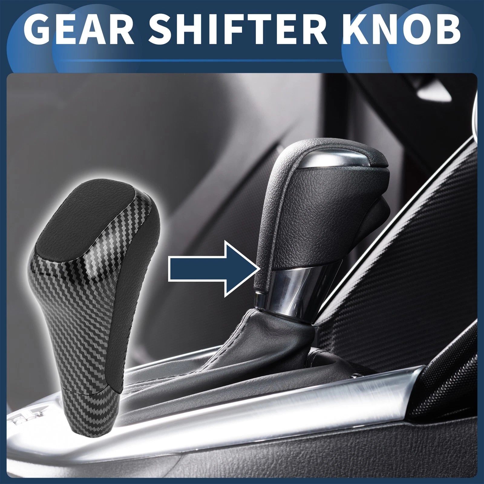 Automatic Gear Shift Knob for Toyota 4Runner (2012–2021) Plastic Faux Leather
