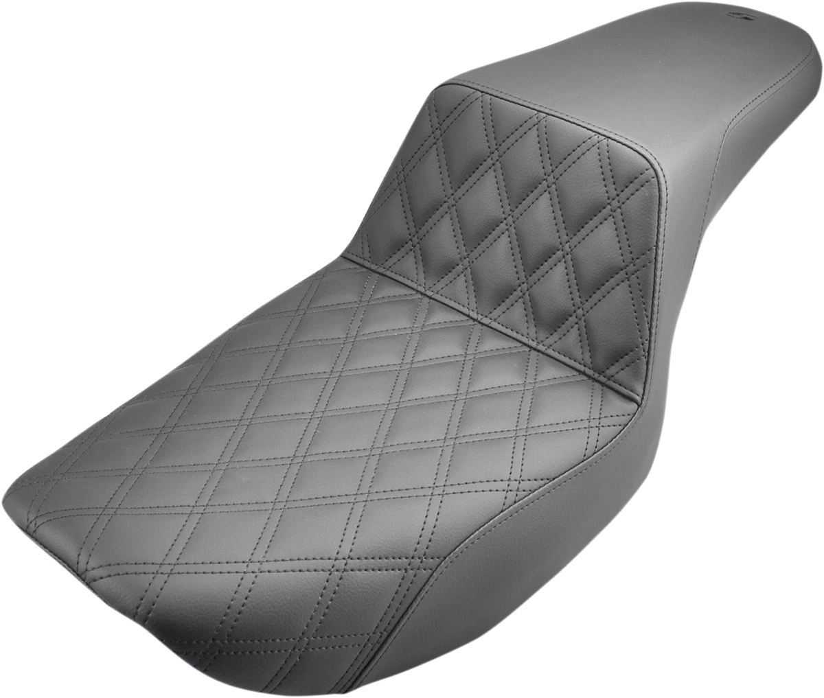 SADDLEMEN Step-Up Seat for FXR (2009–2017) - Black, Lattice Stitch